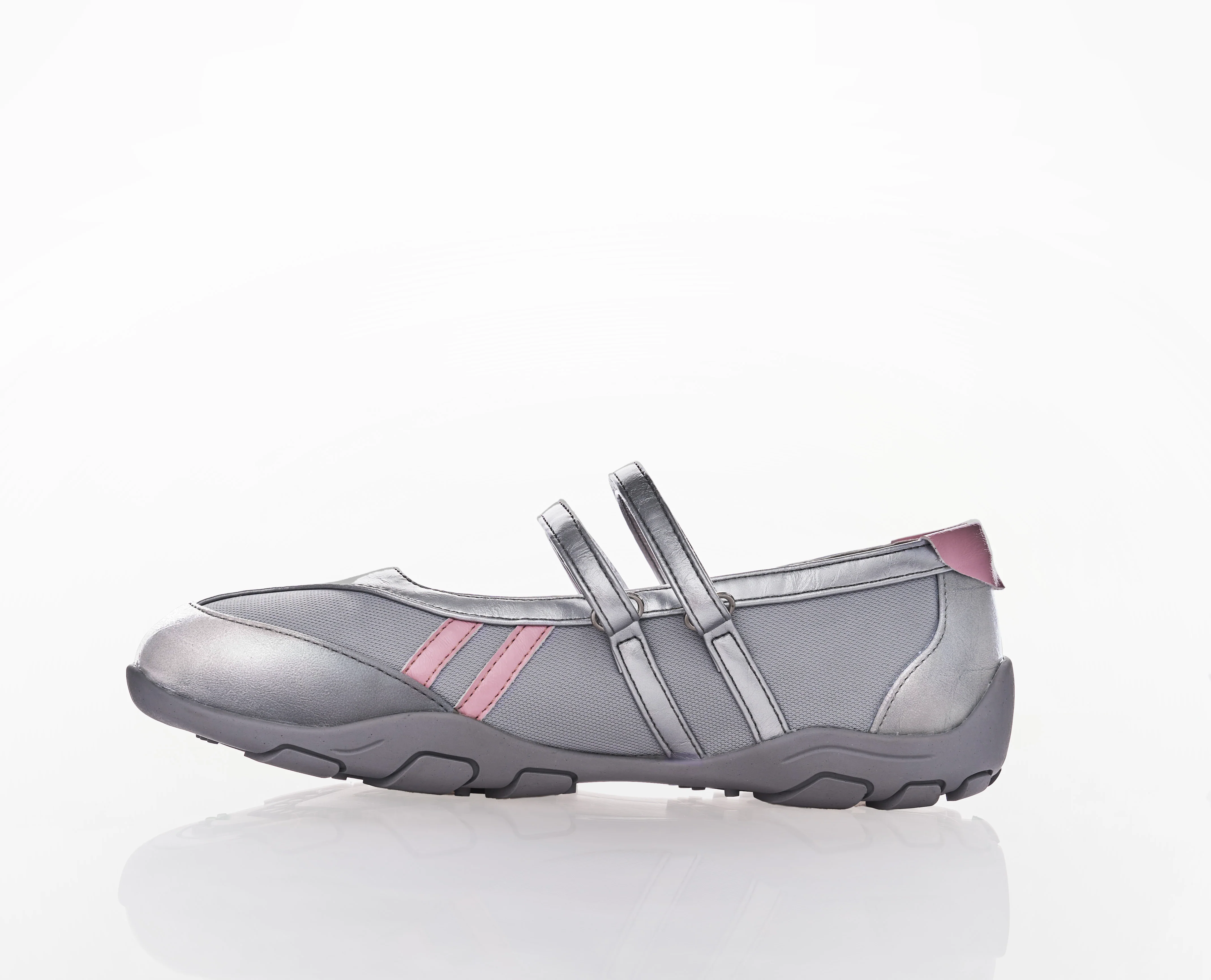 Ballet Sneakers in Chrome - Image 3