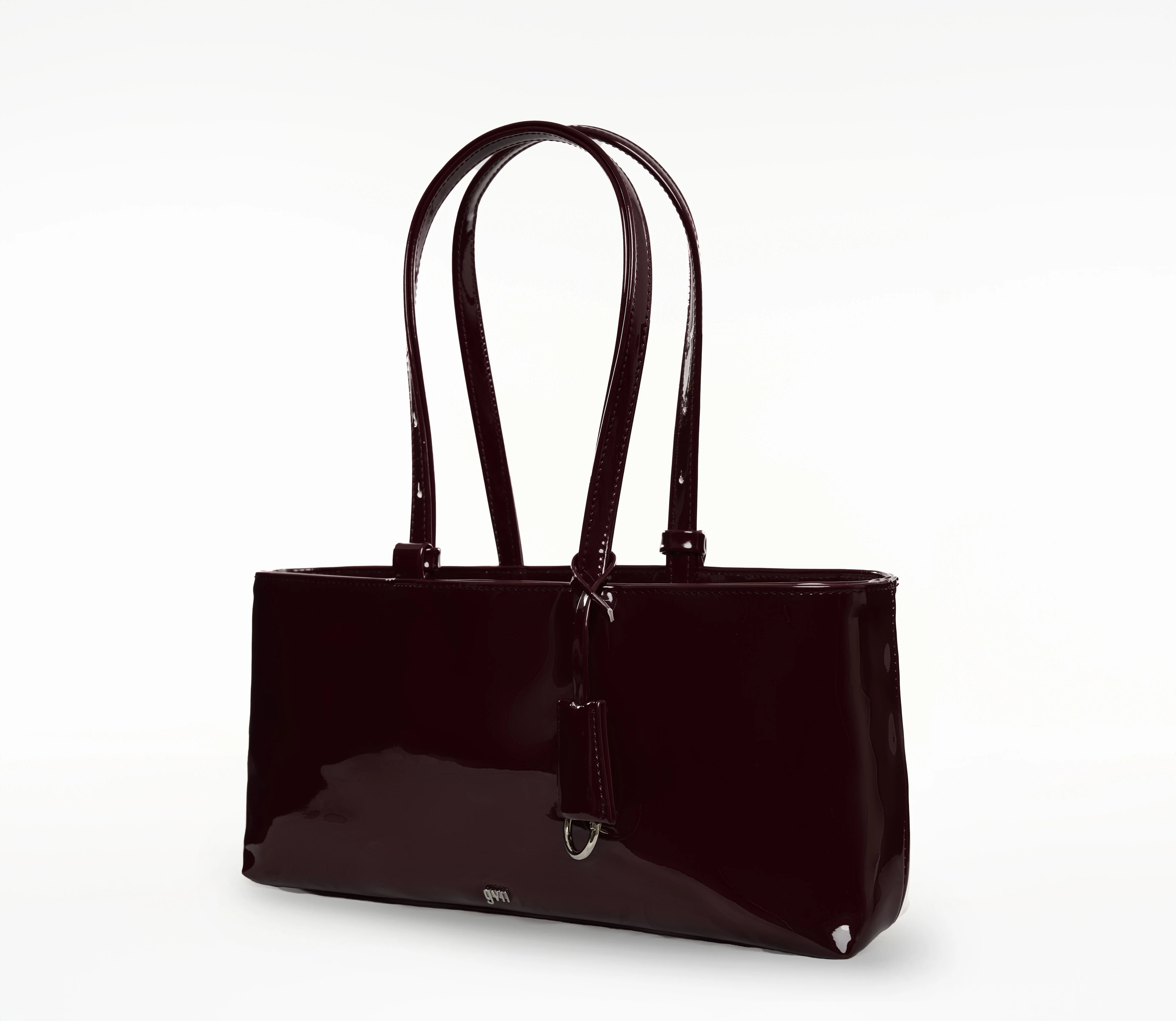 Holiday Bag in Patent Espresso - Image 3