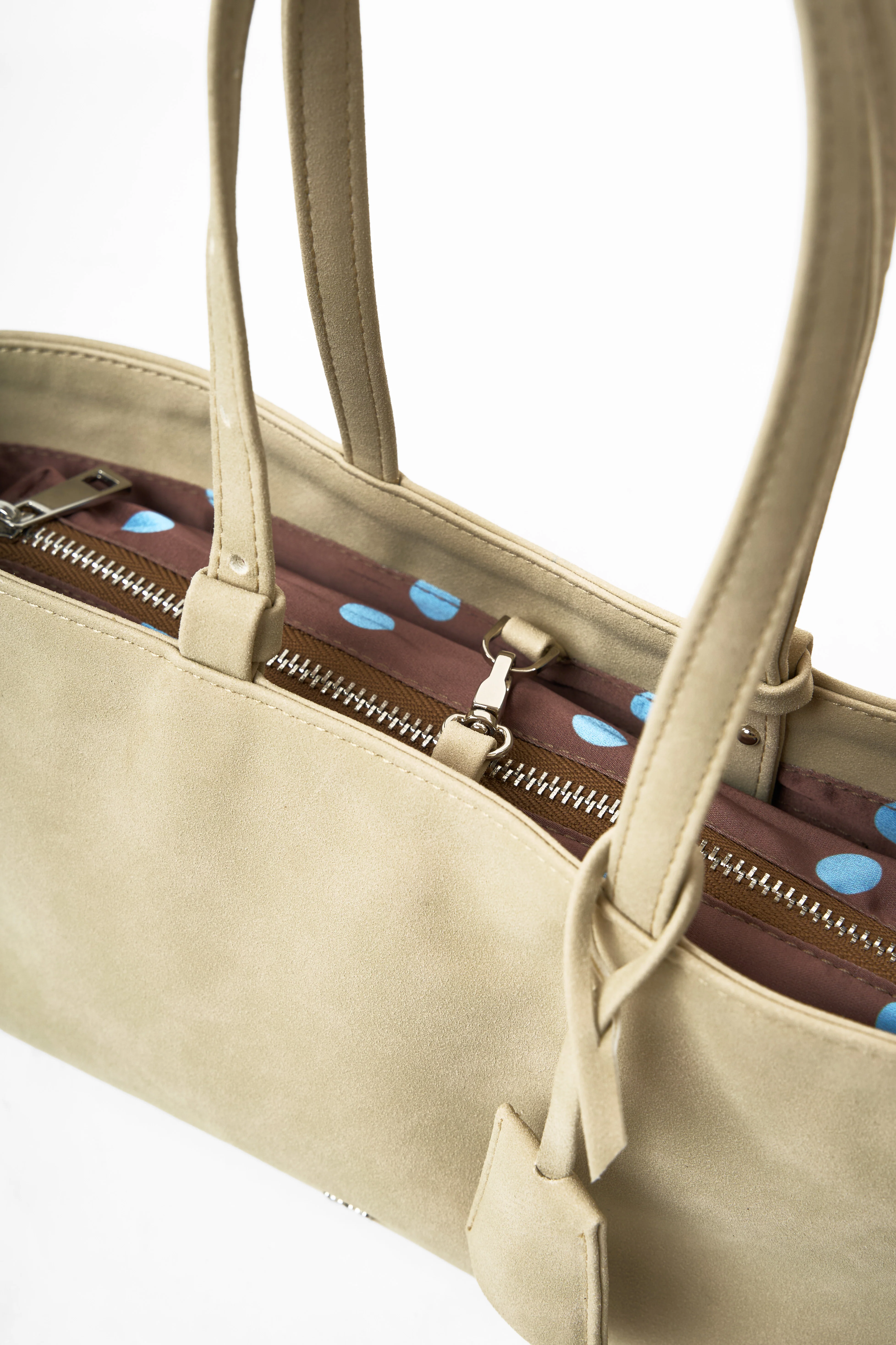 Holiday Bag in Suede Bone - Image 4