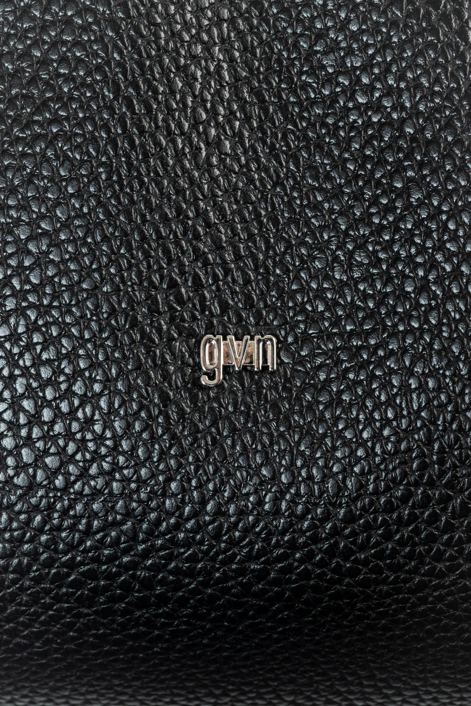 Small Hobo Bag in Charcoal (Heavy Pebbled) - Image 4