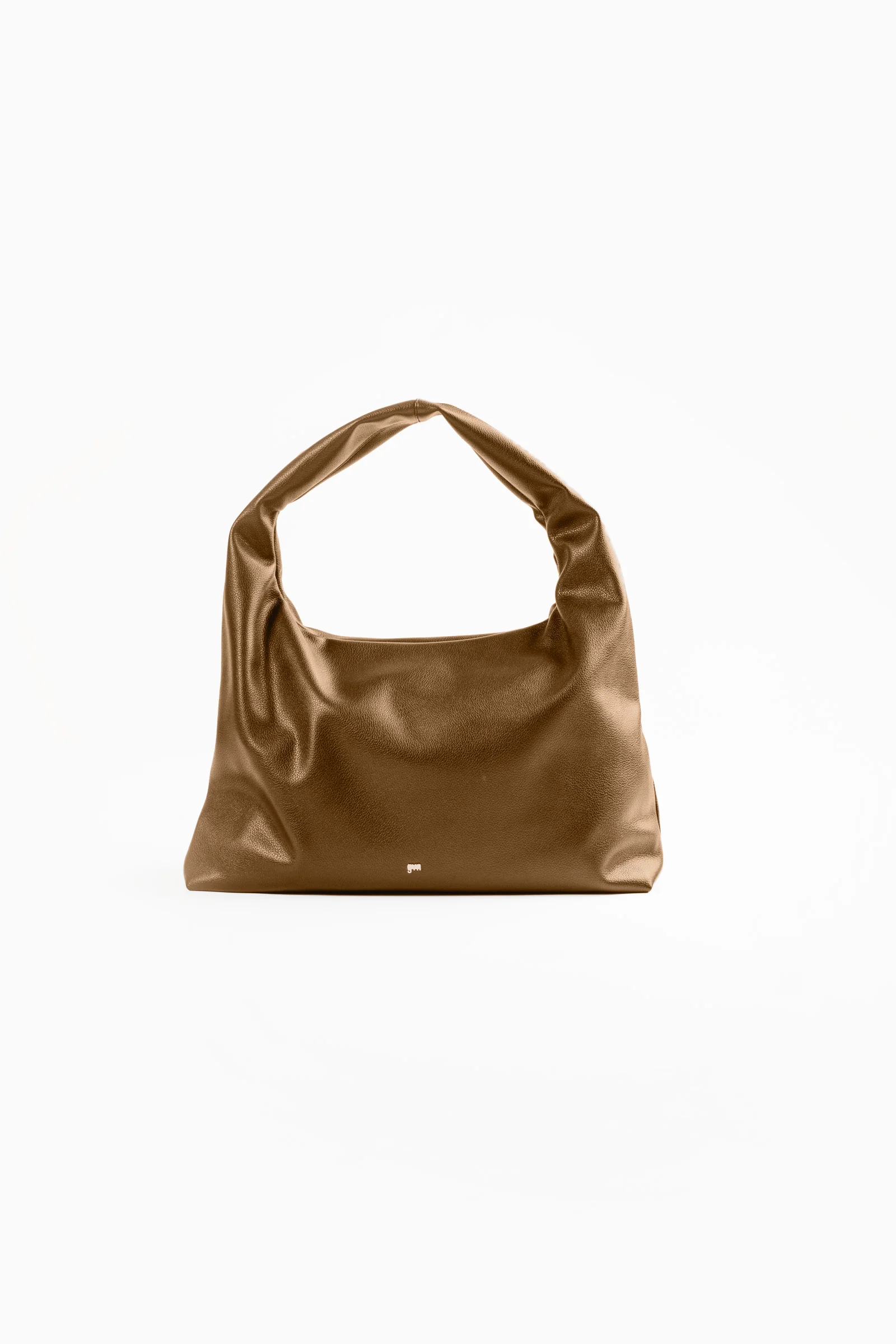 Large Hobo Bag in Toffee (Light Pebbled) - Image 3