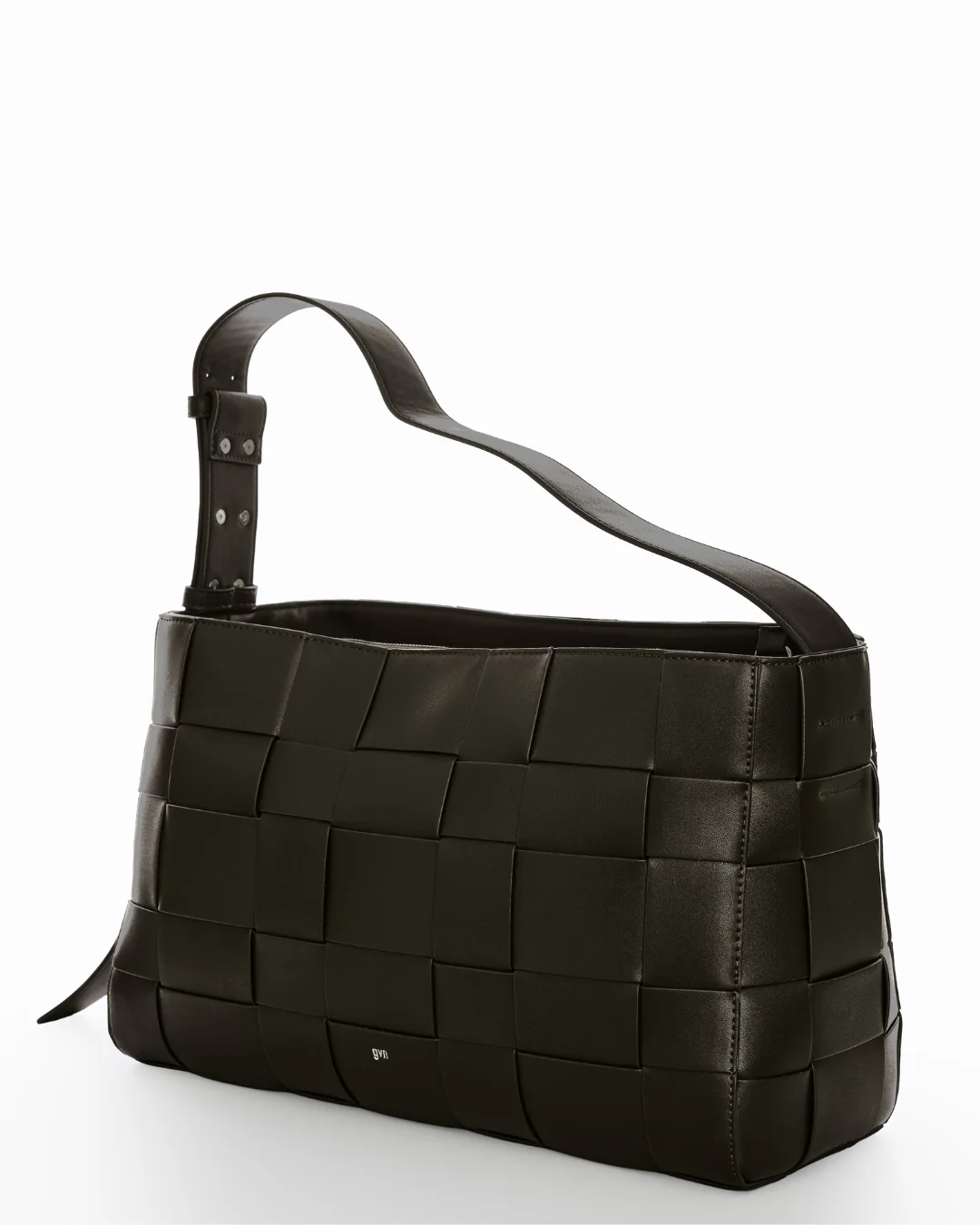 Large Woven Frame Bag in Espresso - Image 3
