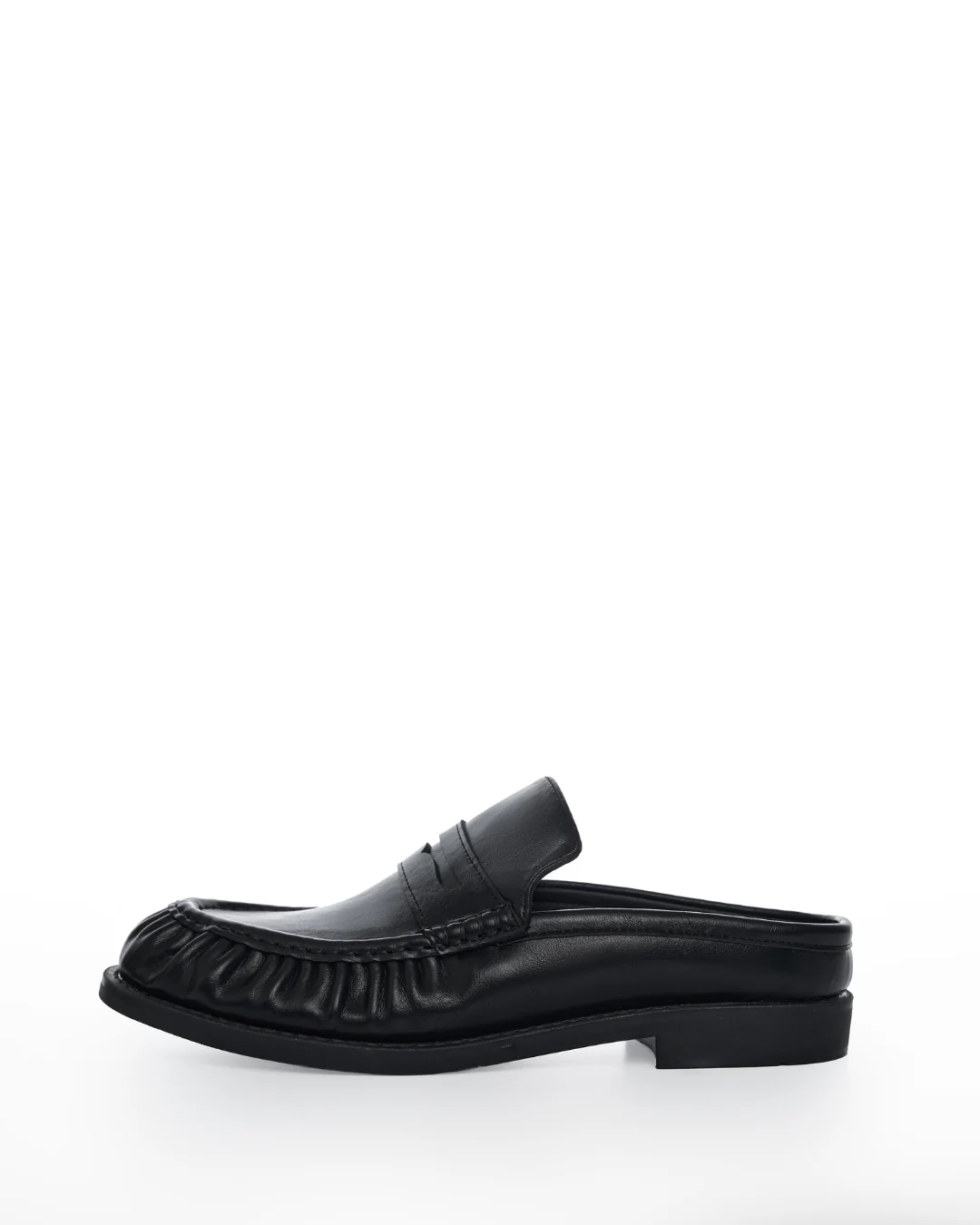 Loafer Mules in Charcoal - Image 3